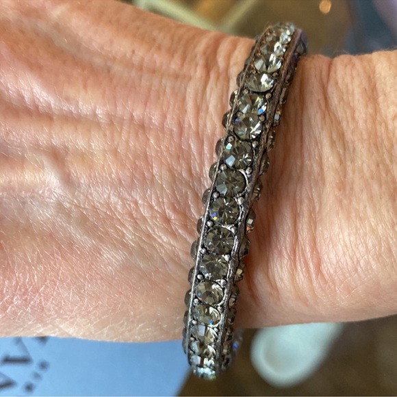 Lanvin Swarovski Crystal bangle bracelet - Picture 5 of 7